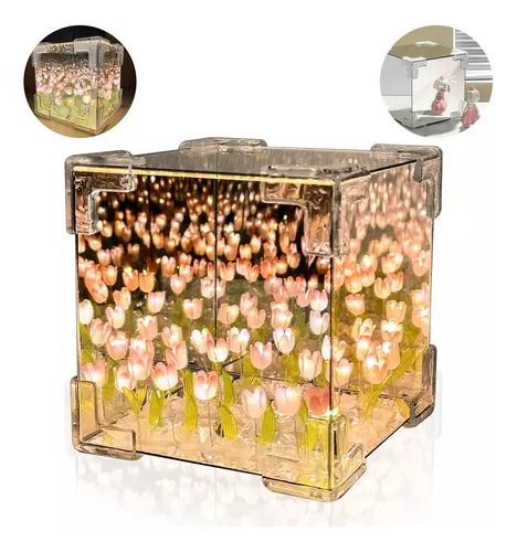 Miniatura 2 de LAMPARA TULIPANES CUADRADA A2503-934